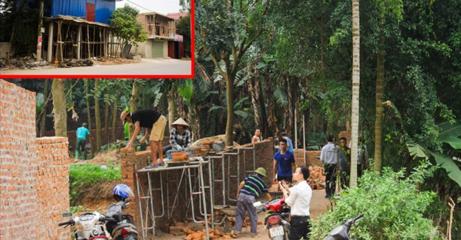 Ồ ạt xây dựng công trình quanh bãi rác Nam Sơn chờ tiền đền bù
