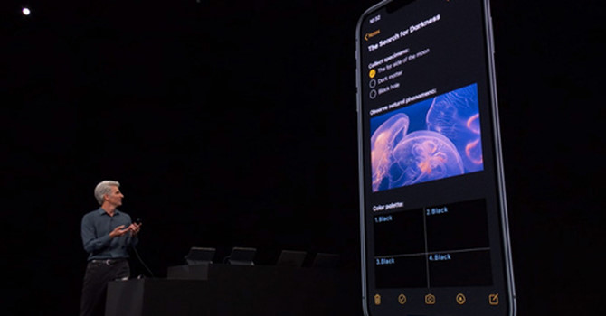 Apple giới thiệu iOS 13 với tốc độ nhanh gấp đôi 