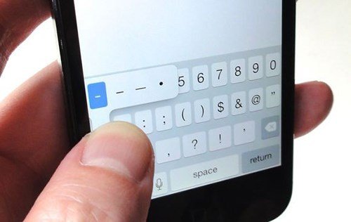 Mẹo gõ nhanh với bàn phím ảo trên iPhone