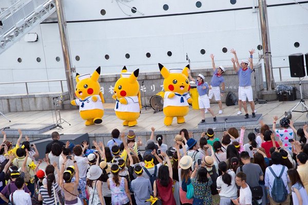 Độc đáo lễ hội Pokemon ở Yokohama Nhật Bản