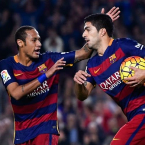 Suarez - Neymar thăng hoa và mối lo mang tên Messi