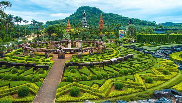 Khu vườn nhiệt đới Nong Nooch ở Pattaya Thái Lan
