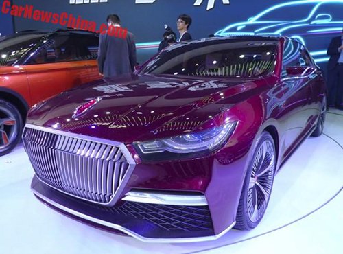 Hồng Kỳ B-Concept - Phiên bản Trung Quốc của xe sang Audi A6L