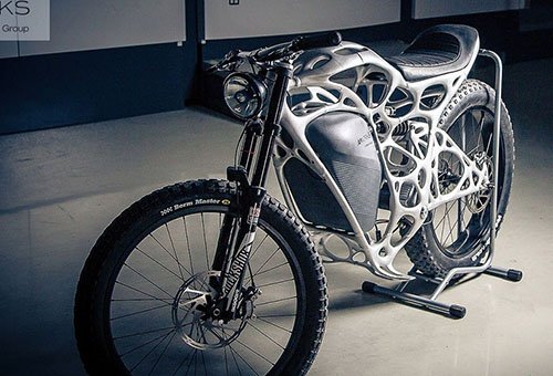 Độc đáo xe máy in 3D Light Rider siêu nhẹ