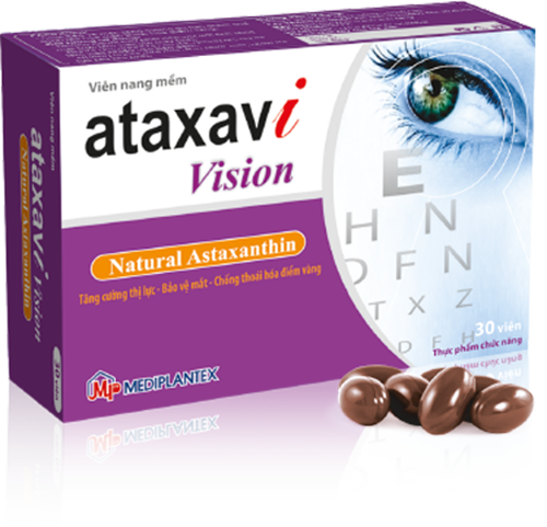 Viên bổ mắt Ataxavi vision tự hào là sản phẩm vàng vì sức khỏe cộng đồng!