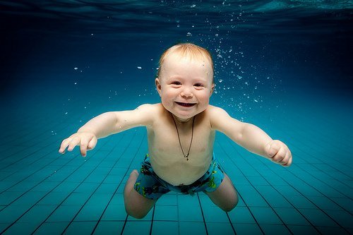 Nguyên tắc cho con khi học bơi an toàn