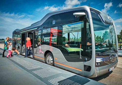 Chết mê xe Future Bus tự lái đẹp như mơ của Mercedes-Benz