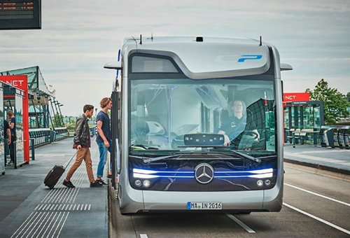 Chết mê xe Future Bus tự lái đẹp như mơ của Mercedes-Benz