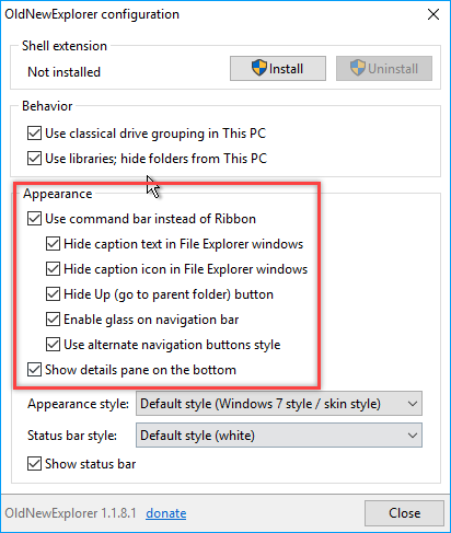 Mang phong cách File Explorer của Windows 7 đến Windows 10