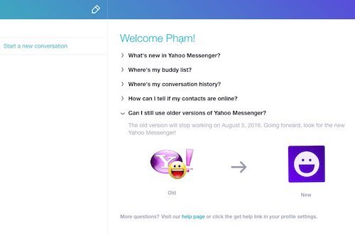 Yahoo! Messenger trình làng ứng dụng chat mới cho máy tính