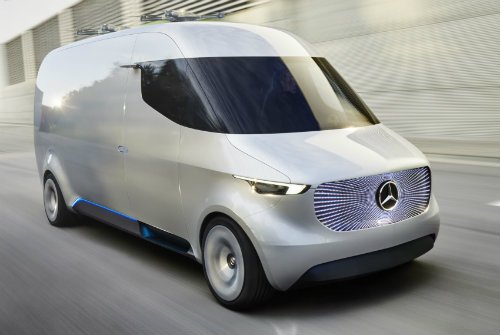 Mercedes-Benz ra mắt Vision Van concept mang cả UAV
