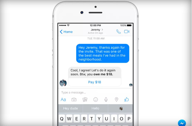 Facebook Messenger đang sử dụng machine learning để khuyến khích bạn trả nợ bạn bè