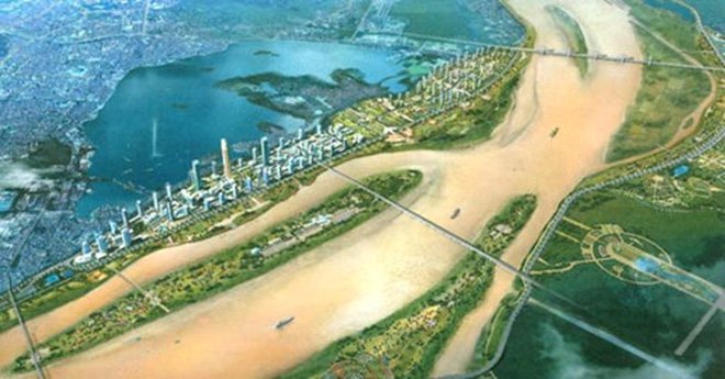 Hà Nội: Tái khởi động siêu đô thị “treo” ven sông Hồng