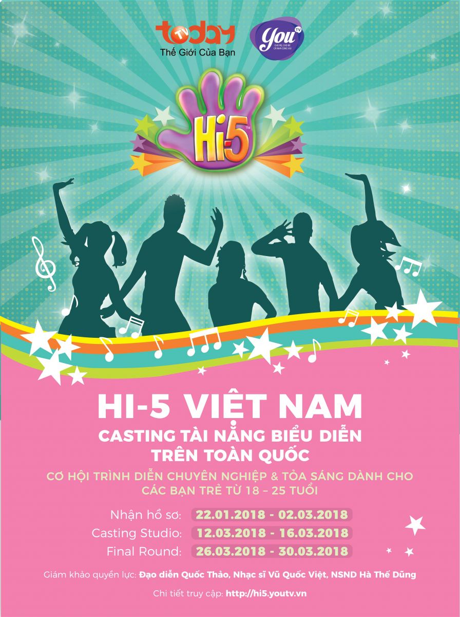 Hi5 phiên bản Việt tuyển chọn tài năng biểu diễn
