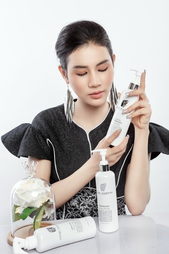 Hoa hậu Jenny Trần, Dưỡng trắng da, Sản phẩm làm trắng từ thiên nhiên
