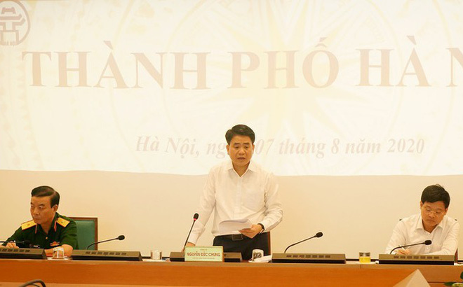 Chủ tịch Nguyễn Đức Chung: Từ hôm nay, Hà Nội sẽ xử phạt người không đeo khẩu trang