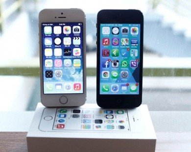iPhone 5S đọ dáng iPhone 5 tại Việt Nam