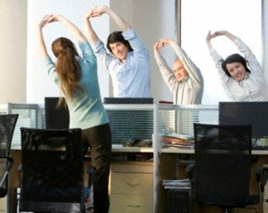 5 bài tập thể dục nhanh tại văn phòng