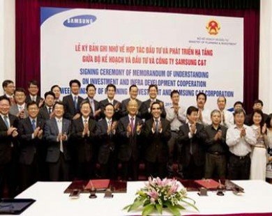 Samsung sẽ tham gia xây sân bay tại Việt Nam