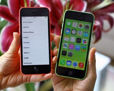 iPhone 5C giảm giá ồ ạt
