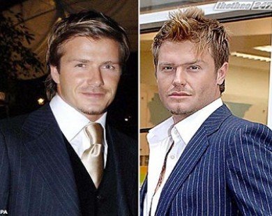 Nam diễn viên người Anh giống Beckham như đúc