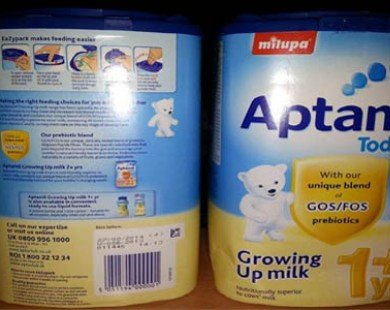 Có nhôm trong sữa Aptamil bán ở Việt Nam
