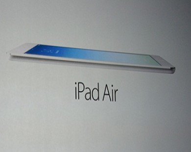 Apple giới thiệu iPad Air - tablet nhẹ nhất thế giới