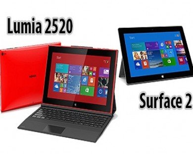 Máy tính bảng Nokia Lumia 2520 ’đấu’ Microsoft Surface 2