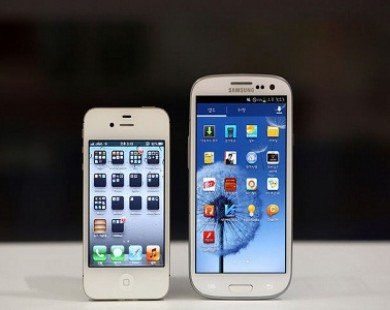 Samsung ’đè bẹp’ Apple thị phần điện thoại thông minh