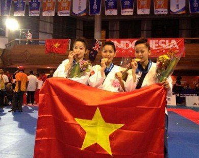 Võ sỹ Việt Nam giành HCV Giải vô địch quyền taekwondo thế giới 2013