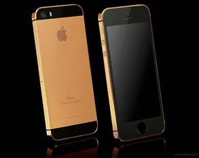 Thể hiện đẳng cấp với iPhone 5S mạ vàng