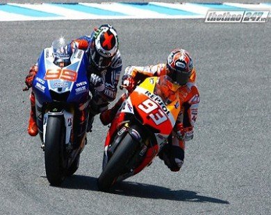 MotoGP 2013: Marquez vs. Lorenzo qua những con số