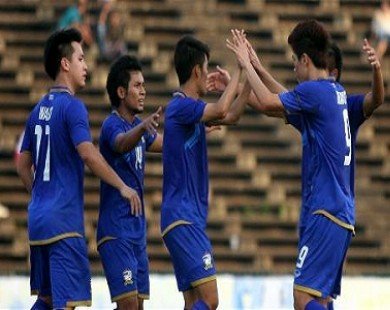 BIDC Cup 2013: Hạ Myanmar, U23 Thái Lan chiếm ngôi đầu bảng