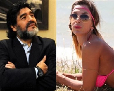 Maradona trốn bồ đẹp lên giường với gái