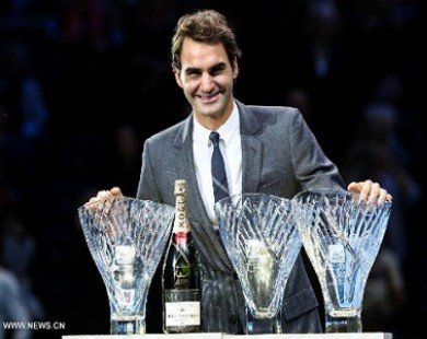 Roger Federer bội thu giải thưởng cuối năm