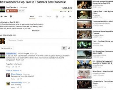 YouTube nâng hệ thống bình luận với tích hợp Google+