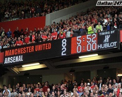 7 năm qua Arsenal không thắng MU ở Old Trafford