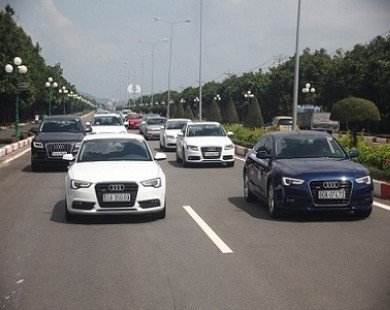 25 xe Audi offline hoành tráng ở Vũng Tàu