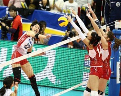 Giải bóng chuyền nữ World Grand Champions Cup: Nhật Bản bất ngờ đánh bại Nga