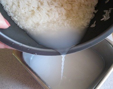 5 tác dụng không ngờ của nước vo gạo