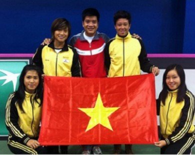 Quần vợt Việt Nam nhắm tốp 3 giải VĐ Đông Nam Á 2013