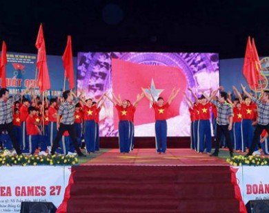 Đoàn Việt Nam đặt mục tiêu đứng tốp 3 tại SEA Games 27