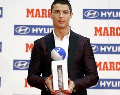 Vượt mặt Messi, Ronaldo là cầu thủ xuất sắc nhất Liga