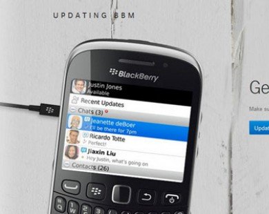 BlackBerry tăng cường BBM ở các thị trường mới nổi