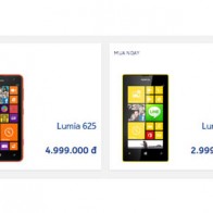 Lumia 520 và 625 giảm giá mạnh ở Việt Nam