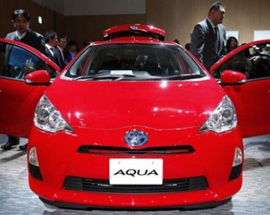Toyota Aqua vượt Honda Fit về mức độ tiết kiệm nhiên liệu