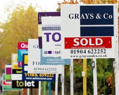Giá nhà ở Anh tiếp tục xu hướng tăng trong tháng 11