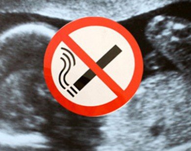 Hút thuốc khi mang thai khiến con dễ bị hen