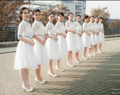 Liêu xiêu trước những nữ sinh ’thiên thần’ Trung Quốc