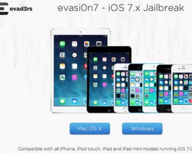 Đã có bản jailbreak đầu tiên dành cho thế hệ iOS 7